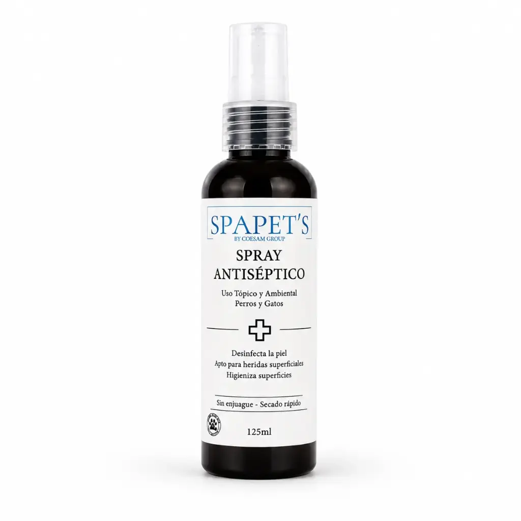 Spray Antiséptico Y Desinfectante Perros Y Gatos (125 ml)