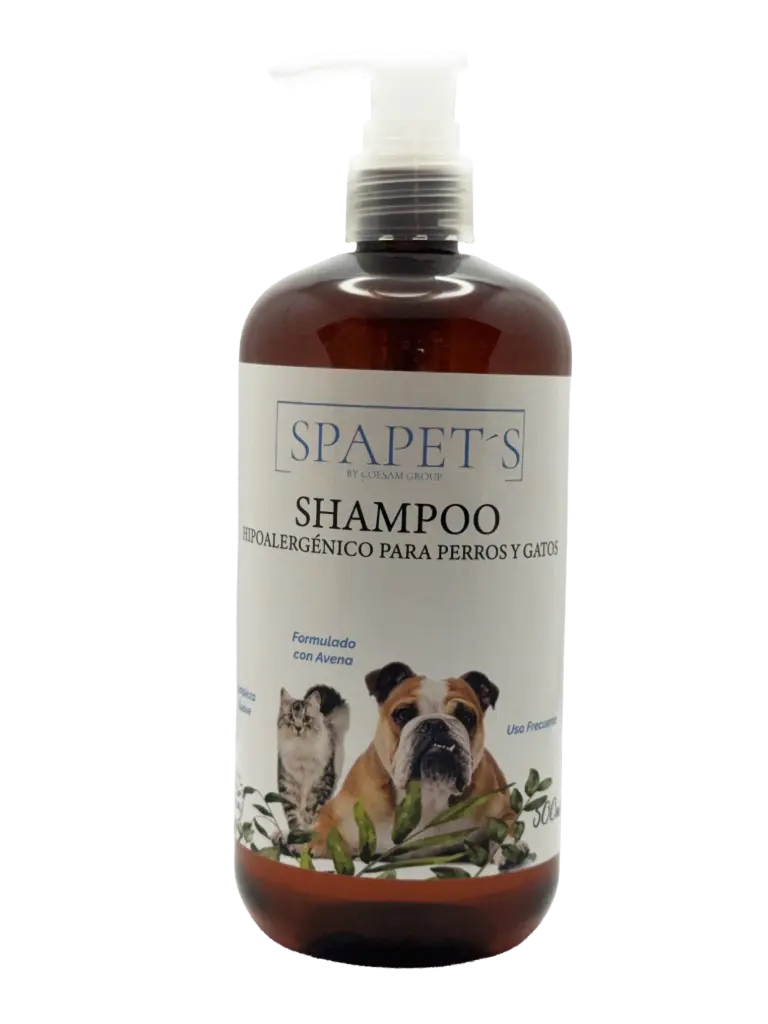  Shampoo hipoalergénico para perros y gatos (500 ml)