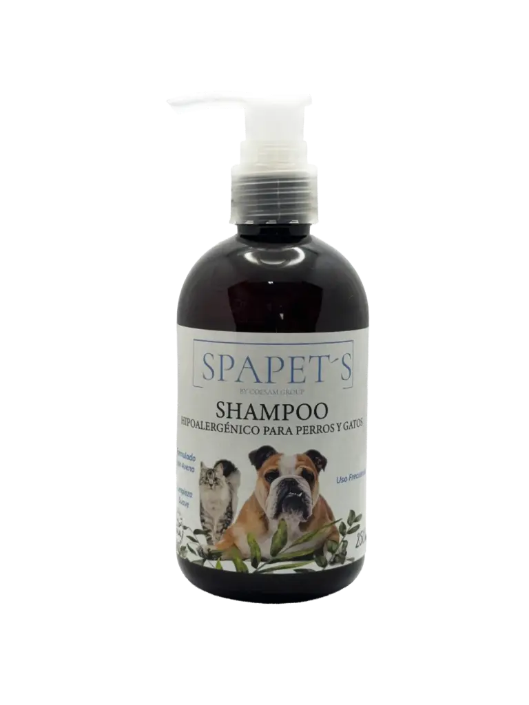  Shampoo hipoalergénico para perros y gatos (250 ml)