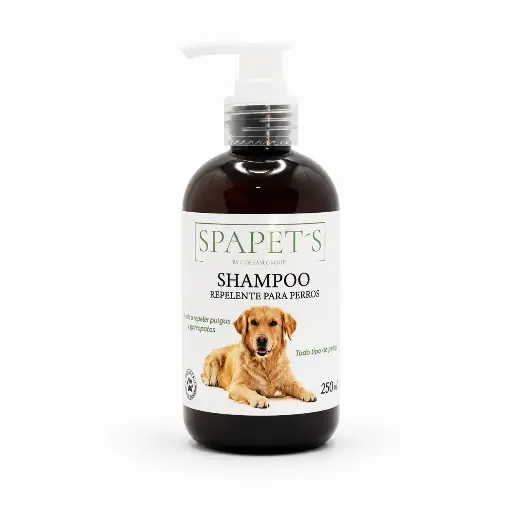 [SHR250] Shampoo repelente para perros y gatos (250 ml) 