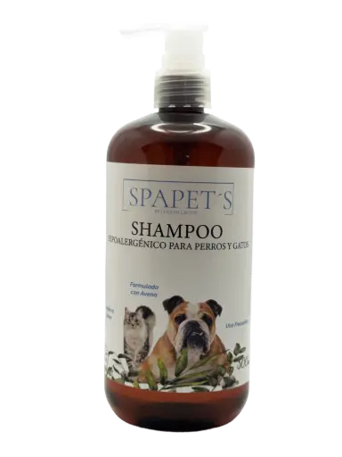 [SHH500]  Shampoo hipoalergénico para perros y gatos (500 ml)