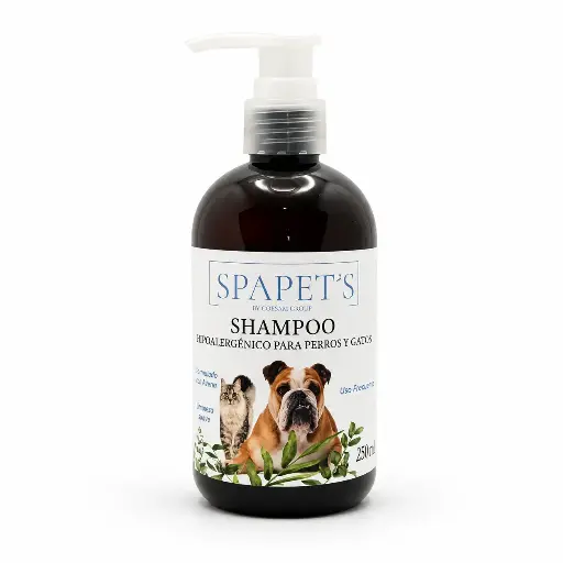 [SHH250]  Shampoo hipoalergénico para perros y gatos (250 ml)